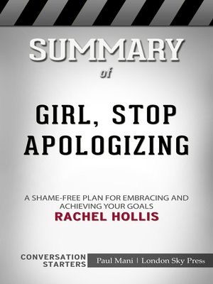 cover image of Summary of Girl, Stop Apologizing